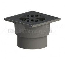 Душевой трап Татполимер ТП-104P 14x14, в пол