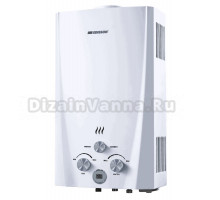 Газовая колонка Edisson Flame F 20 D настенная, вертикальная, белая