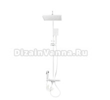 Душевая стойка Royce Abby RCS-110304WH матовый белый