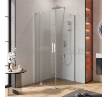 Душевой уголок Cezares Slider SLIDER-AH-1-90-70/80-C-Cr 90х80 см, профиль хром, стекло прозрачное