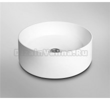 Накладная раковина Бонди 37,5, глянцевый белый
