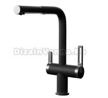 Смеситель для кухни Granula 8170 шварц