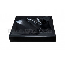 Раковина над стиральной машиной Stella Polar Элиза SP-00001371 60 черный металлик, с комплектом кронштейнов