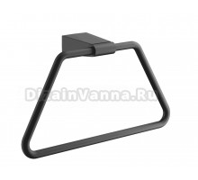 Держатель для полотенец BELZ B914 B91404 матовый черный, кольцо