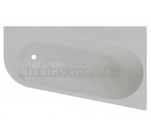 Акриловая ванна Radomir Вальс Прима 1-01-0-2-1-352 160x95 см, угловая, правая, пристенная, белая, асимметричная, с каркасом