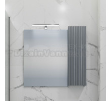 Зеркало СаНта Юпитер 70, графит матовый