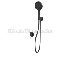 Душевой комплект WHITECROSS Y YSET02TOPBL С ВНУТРЕННЕЙ ЧАСТЬЮ, черный матовый