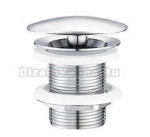 Донный клапан для раковины Cezares CZR-А81-01 без перелива, хром