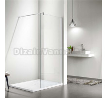 Душевая перегородка AQUATEK AQ WIW 11020CH 110х200 см, профиль хром, стекло прозрачное