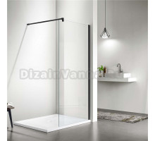 Душевая перегородка AQUATEK AQ WIW 12020GM 120х200 см, профиль оружейная сталь, стекло прозрачное