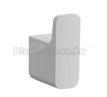 Крючок BELZ B910 B91005-1 матовый белый, на шурупах