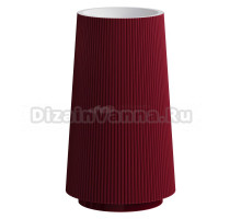 Раковина напольная Boheme Torre 801-Torre-BUR 48х48х85 burgundy, круглая, моноблок, искусственная камень