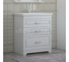 Тумба с раковиной Corozo Каролина 70 Z3 бнапольная, белая