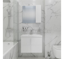 Мебель для ванной комнаты СаНта Юпитер 70 подвесная, 2 ящика, белый глянец