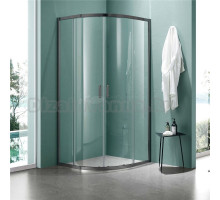 Душевой уголок AQUATEK AQ ARI RO 09020GM 90х90 см, профиль оружейная сталь, стекло прозрачное