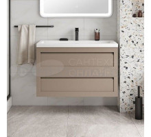 Тумба под раковину без столешницы Art&Max Platino 100 подвесная, капучино
