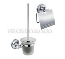 Набор Держатель Fixsen Adele FX-55010 с крышкой + Ершик FX-55013