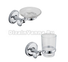 Набор Стакан Fixsen Adele FX-55006 + Мыльница FX-55008