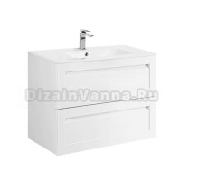 Тумба под раковину без столешницы Art&Max Platino 80 подвесная, белая матовая