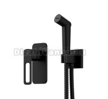 Гигиенический душ IDDIS Slide SLIBLR2i08 со смесителем, черный матовый