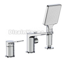 Смеситель на борт ванны Frap H61 F1161 хром