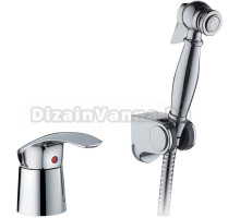 Гигиенический душ Frap H21 F1221-2 со смесителем, хром