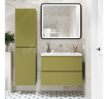 Мебель для ванной комнаты Art&Max Bianchi 75 подвесная, оливковая матовая
