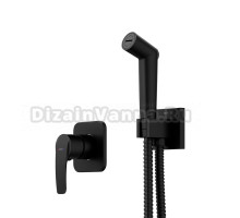 Гигиенический душ IDDIS Agua AGUBLR2i08 со смесителем, черный матовый