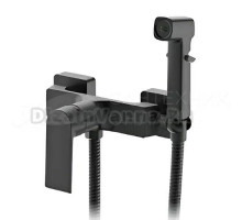 Гигиенический душ Frap H71 F2071-6 со смесителем, черный