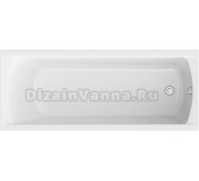 Акриловая ванна STWORKI Эстерсунд ES16570 165x70 см, пристенная, белая, с каркасом