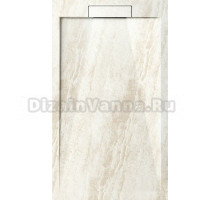 Поддон для душа Esbano Luxe ESPLM128DR бежевый мрамор