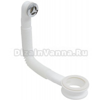 Слив-перелив для раковины Aquanet 312686 24 мм, хром, без гидрозатвора