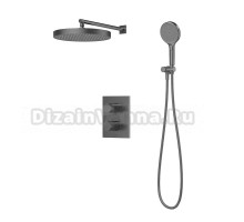 Душевой комплект IDDIS Duna DUNGM0Ti67 С ВНУТРЕННЕЙ ЧАСТЬЮ, графит матовый