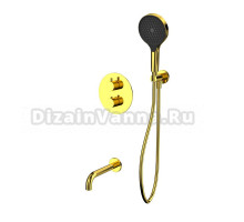 Душевой комплект WHITECROSS Y YSET10TOPGL С ВНУТРЕННЕЙ ЧАСТЬЮ, золото