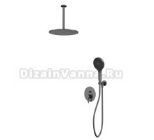 Душевой комплект WHITECROSS Y YSET12TOPGM С ВНУТРЕННЕЙ ЧАСТЬЮ, оружейная сталь