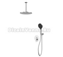 Душевой комплект WHITECROSS Y YSET12TOPNIB С ВНУТРЕННЕЙ ЧАСТЬЮ, брашированный никель
