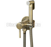 Гигиенический душ Frap F7505-4 со смесителем, С ВНУТРЕННЕЙ ЧАСТЬЮ, бронза