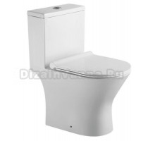 Унитаз-моноблок напольный Stella Polar Мурсия KN1197000 белый