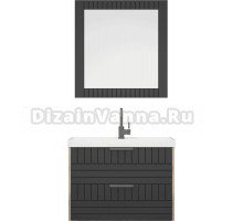 Мебель для ванной комнаты Corozo Инди 80 дуб канзас, графит