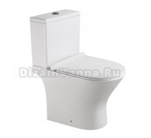 Унитаз-компакт напольный Stella Polar Ронда KN2224000 белый