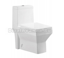 Унитаз-моноблок напольный Stella Polar Бургос KN6184000 белый