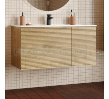 Тумба под раковину без столешницы IDDIS Bild 100 подвесная, дуб светлый