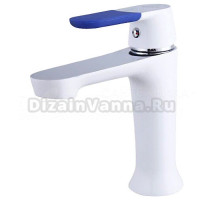 Смеситель для раковины Frap H34 F1034 белый, хром
