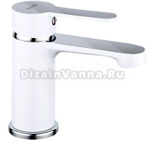 Смеситель для раковины Frap H41 F1041 белый, хром