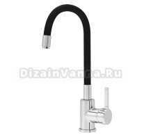 Смеситель для кухни Aringa Твид AR02023BL хром, черный