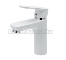 Смеситель для раковины Aringa Рейн AR02011WH матовый белый