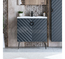 Тумба с раковиной Itana Palladio 80 2.0 маренго софт