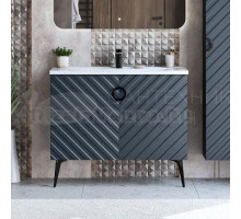 Тумба с раковиной Itana Palladio 100 2.0 маренго софт