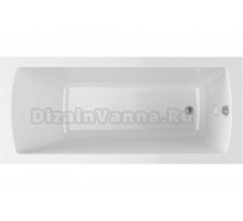 Акриловая ванна Alex Baitler Onega 175x70 см, встраиваемая, белая, с каркасом