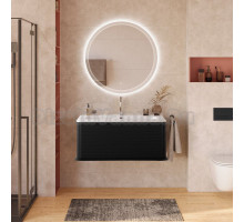 Мебель для ванной комнаты Cezares Idra 100 1 ящик, nero opaco